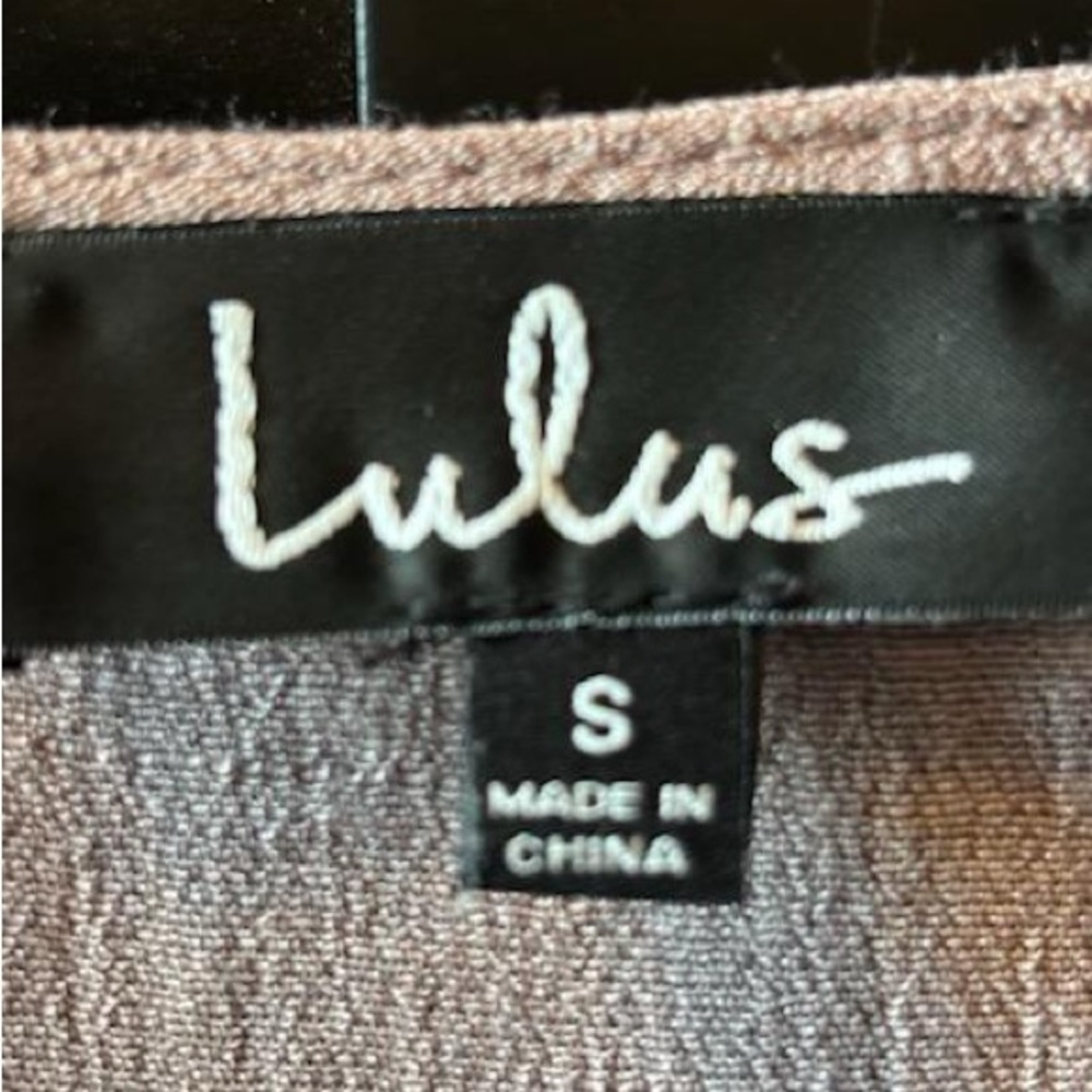 Lulu’s mauve-pale lavender DUSTER- SWIM COVER up, excellent pre-owned condition - Picture 4 of 8